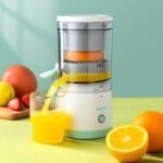 Wireless Slow Juicer Automatic Orange Lemon Juicer USB Charging Juices Separator Portable Squeezer Pressure Juicer for Home