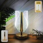 Luxury Crystal Table Lamp With Usb Charging - Image 2