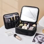 Portable Smart LED Makeup Bag with Mirror - Image 4
