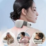 Neck massager USB charge heating magnetic pulse electric neck massage tool - Image 2
