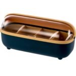 Spice Bottle Four Compartment Condiment Spice Box,with Spoons,Suitable for Kitchen - Image 2