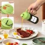 2 in 1 Glass Oil Sprayer & Dispenser,16oz/470ml Olive Cooking, Air Fryer, and Salad, for Kitchen Gadgets and Air Fryer Accessories - Image 5